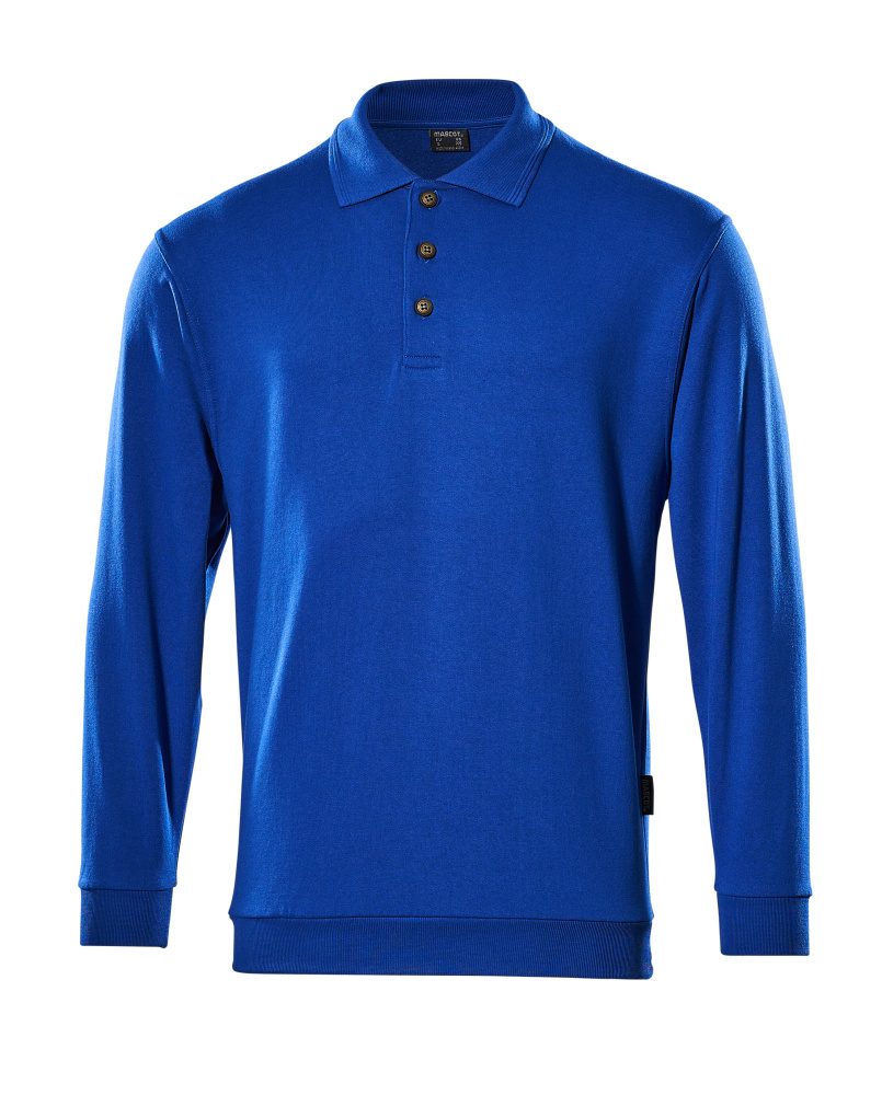 Mascot Trinidad Crossover Polo-Sweatshirt – kornblau