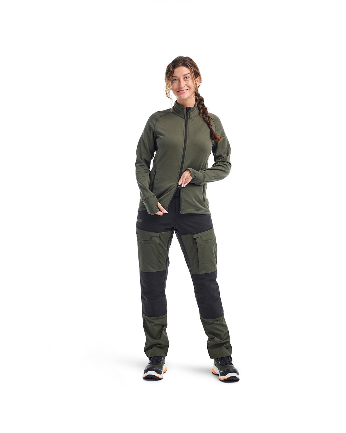 Blåkläder Damen Striker Fleecejacke – waldgrün