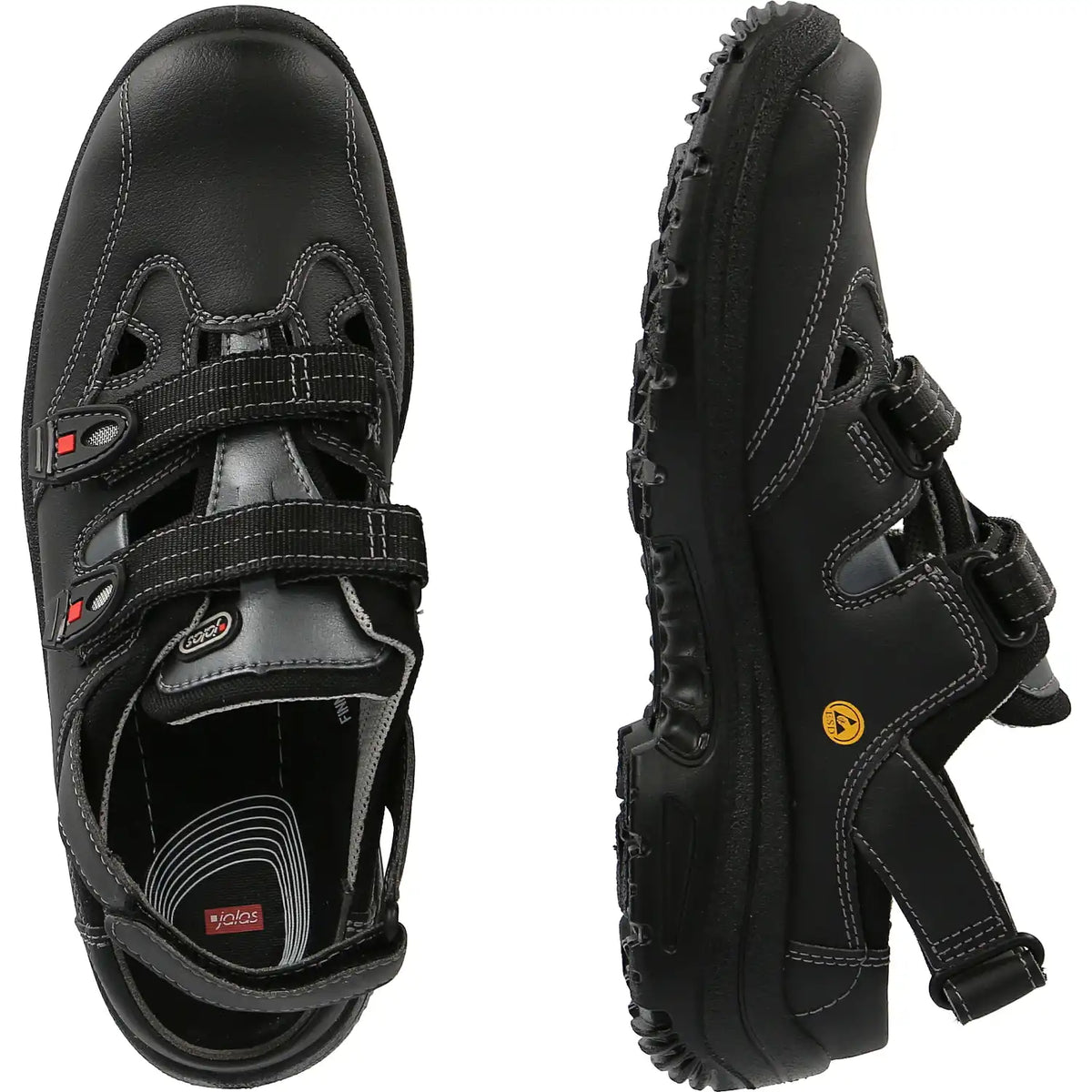 Jalas 5042 Care O1 Berufssandalen schwarz – schwarz