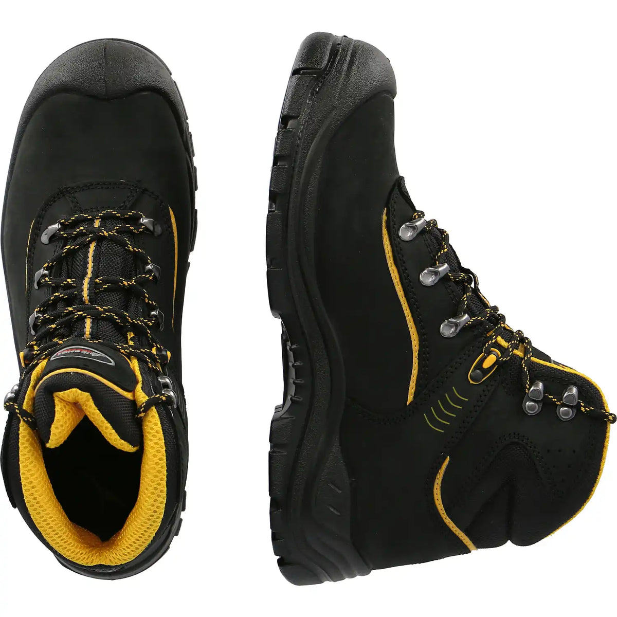 Albatros Gravel MID S3 Sicherheitshochschuhe schwarz – schwarz