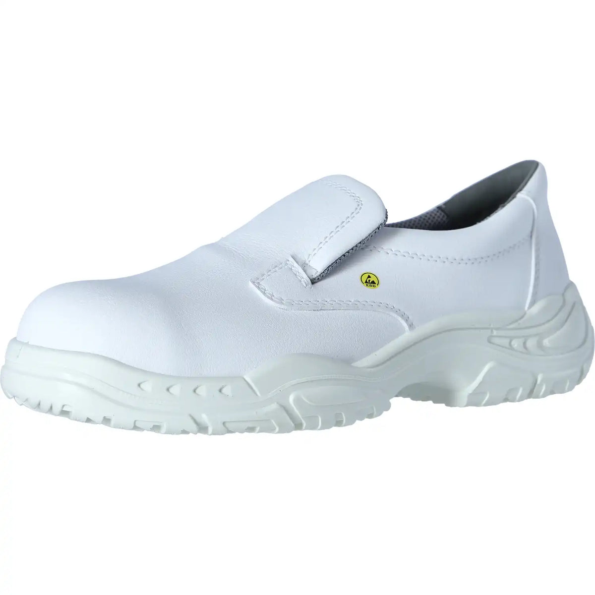 Elten Slipper Low S2 Sicherheitshalbschuh weiß – weiß