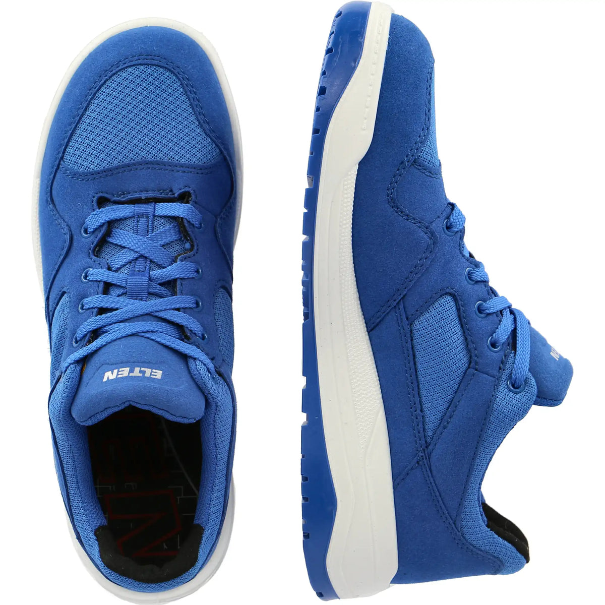 Elten Maverick Low ESD S1P Sicherheitshalbschuh blau – blau
