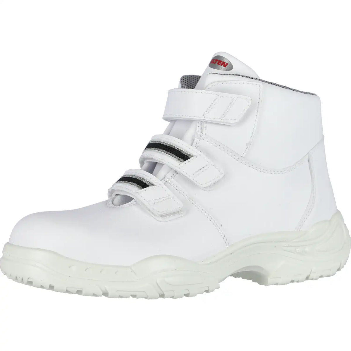 Elten Strap Mid ESD S3 Sicherheitsstiefel weiß – weiß