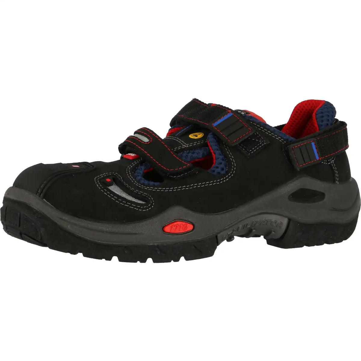 Jalas 3820R Respiro S1 Sicherheitssandalen schwarz – schwarz