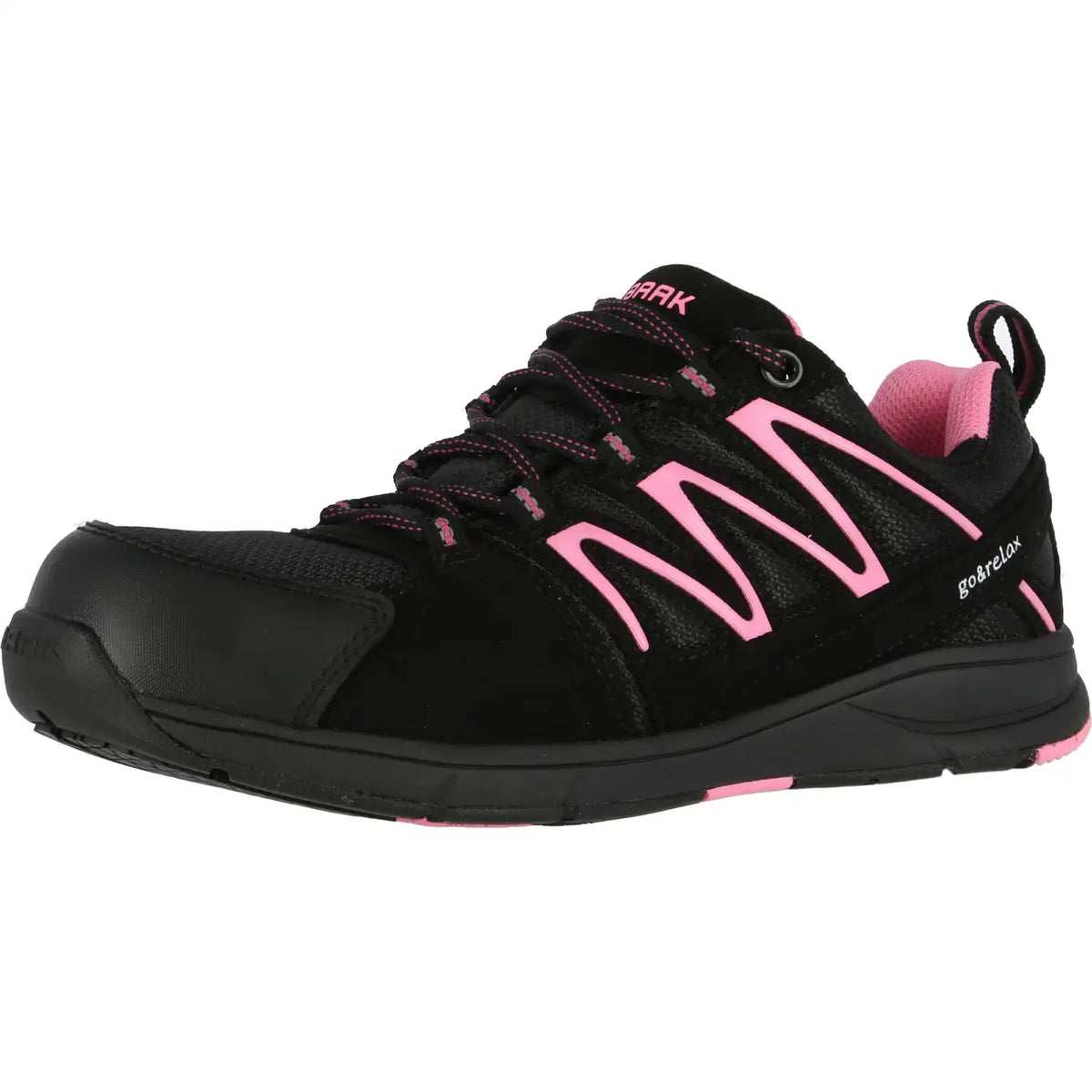 Baak Damen Silvy2 S1P Sicherheitshalbschuhe schwarz – schwarz