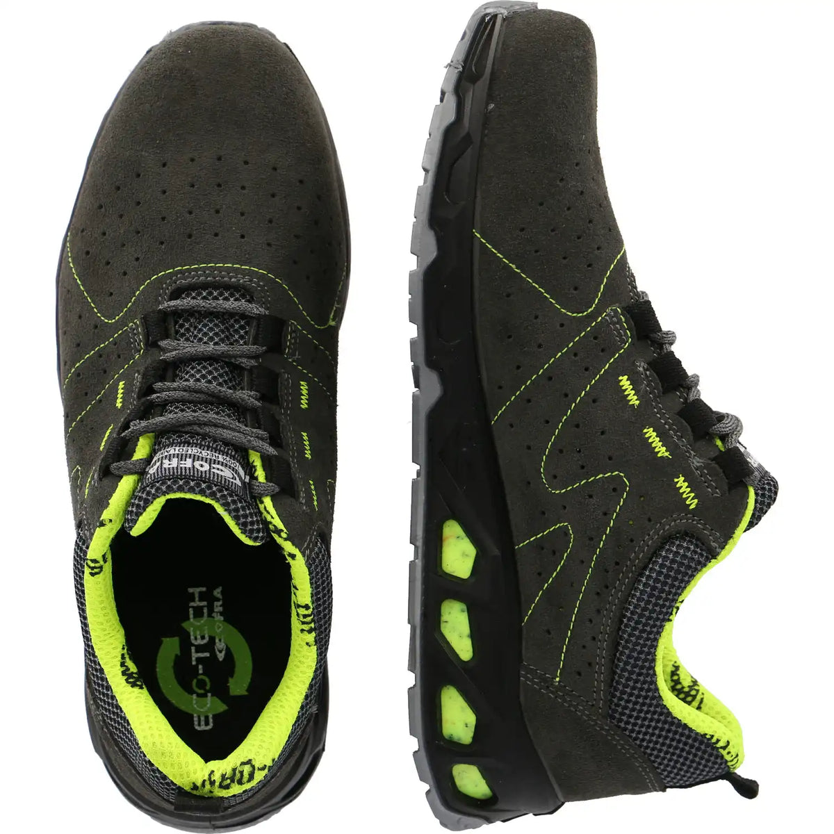 Cofra Unit GREENFit S1P Sicherheitshalbs. grün – grün