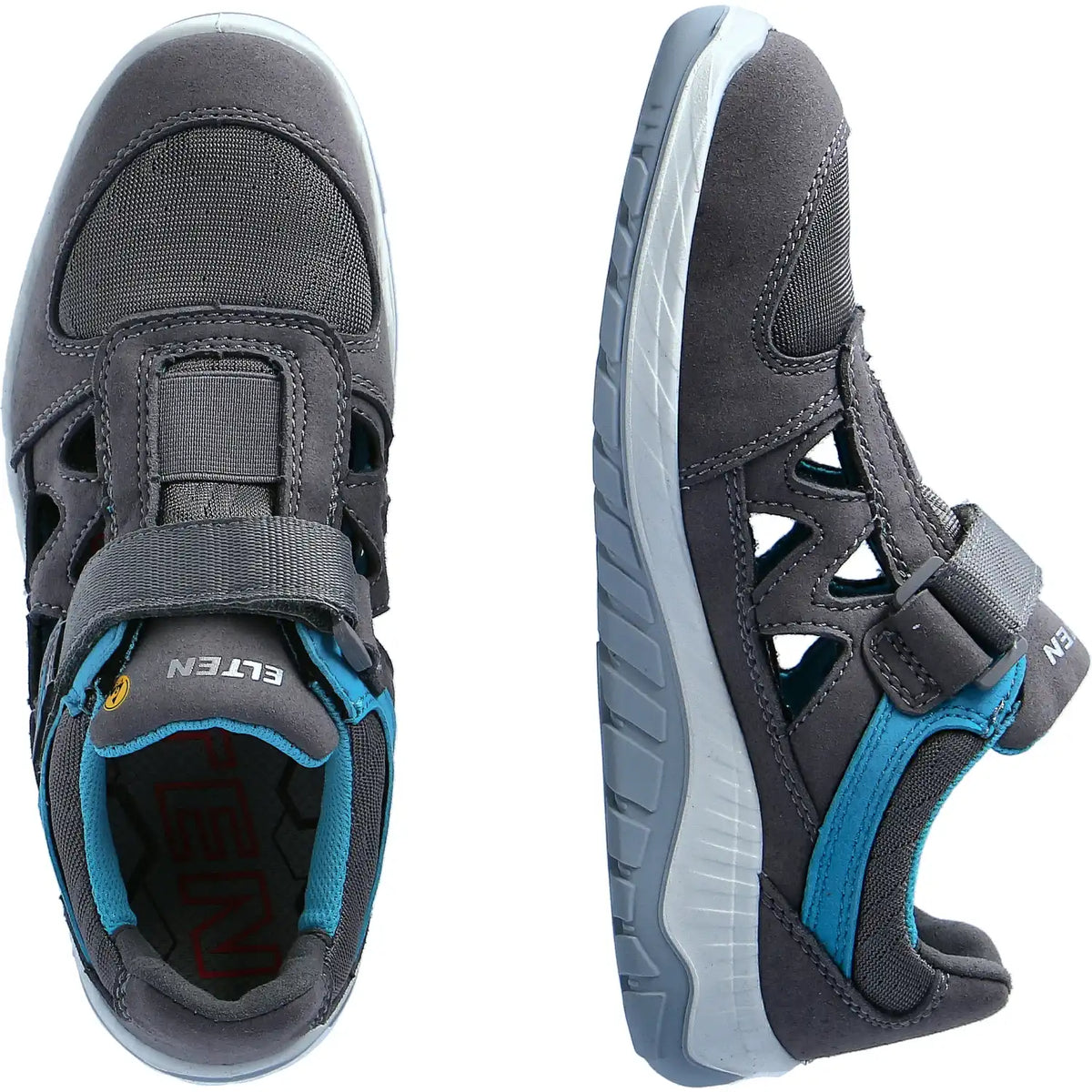 Elten Damen Maddie Easy ESD S1P Sandale grau – grau
