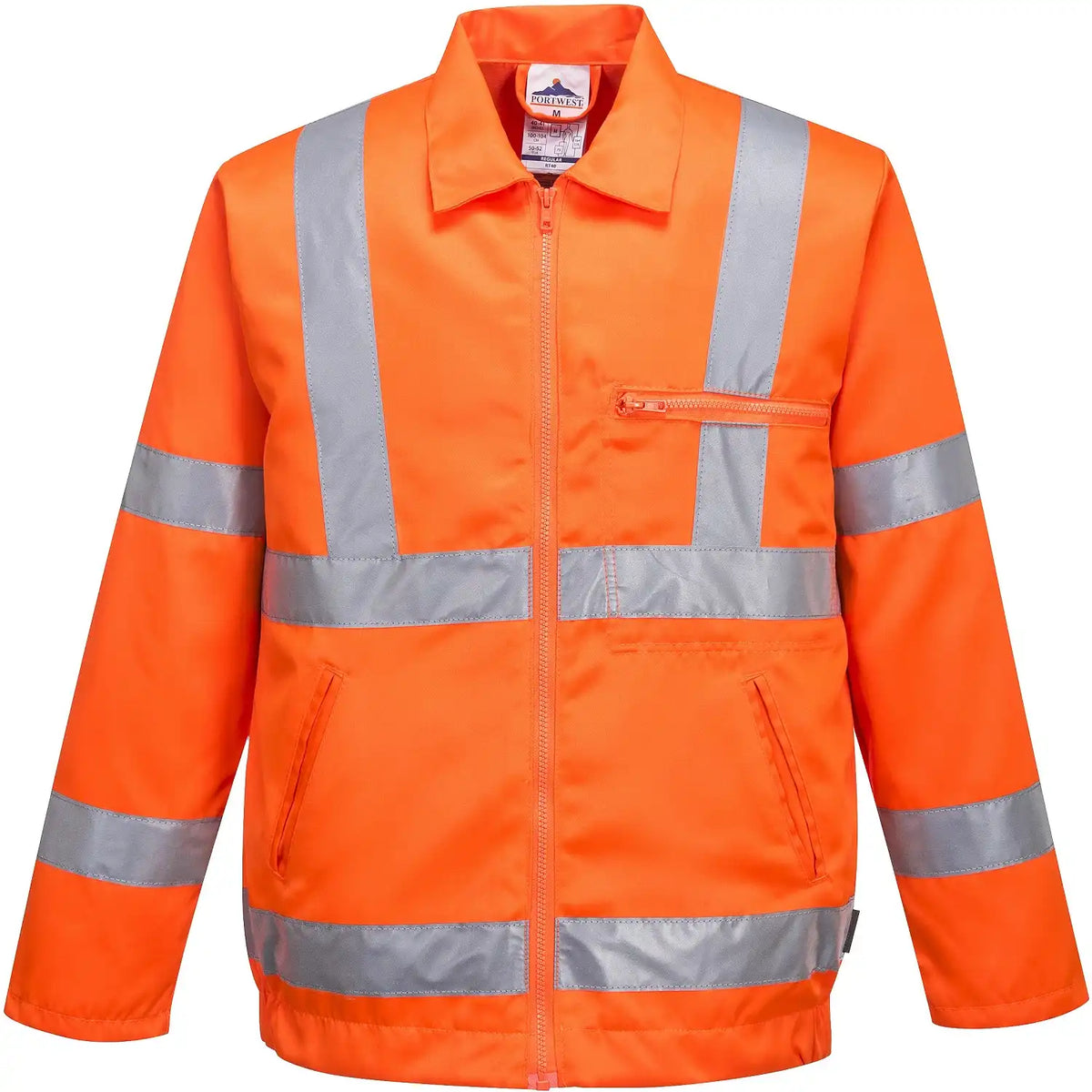 Portwest RT40 Bahn Warnschutz Bundjacke orange – orange
