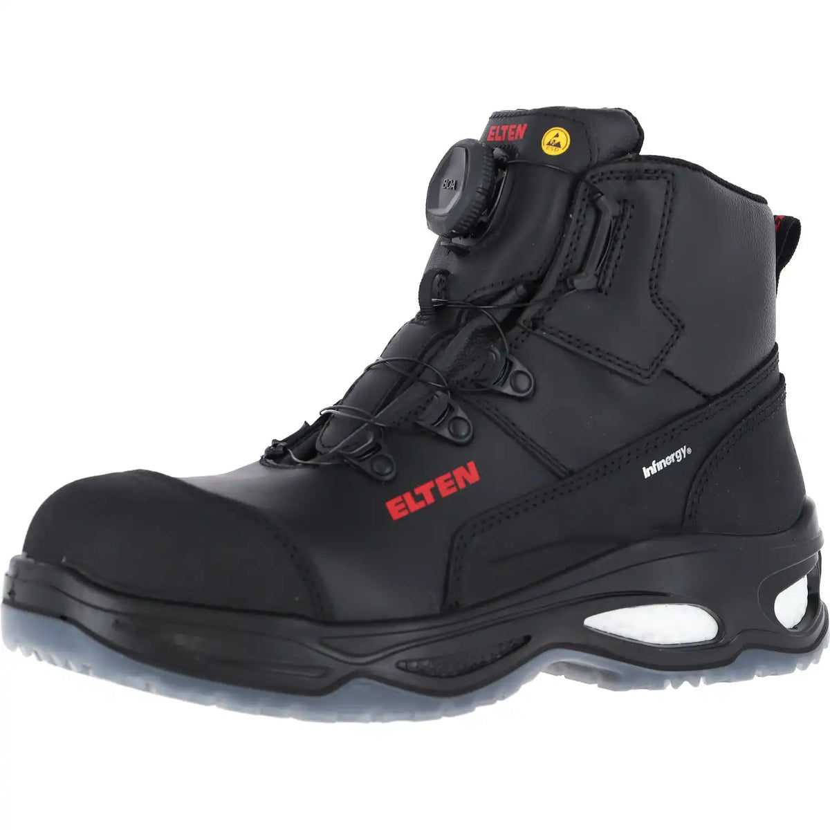 Elten Miles Boamid ESD S3 Sicherheitshochschuh schwarz – schwarz