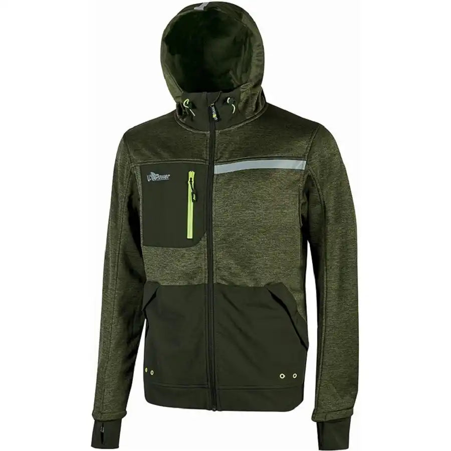U-Power Galaxy U-Supremacy Kapuzen-Sweatjacke – dark green