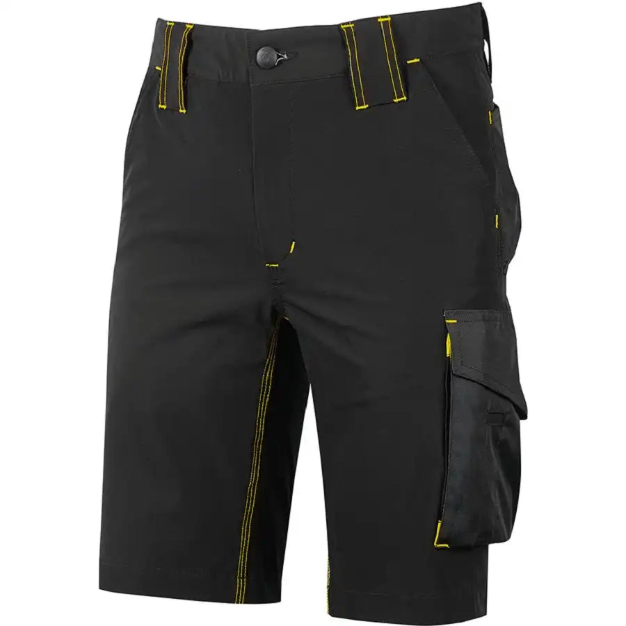 U-Power Damen Mercury Lady Stretch Shorts schwarz – schwarz