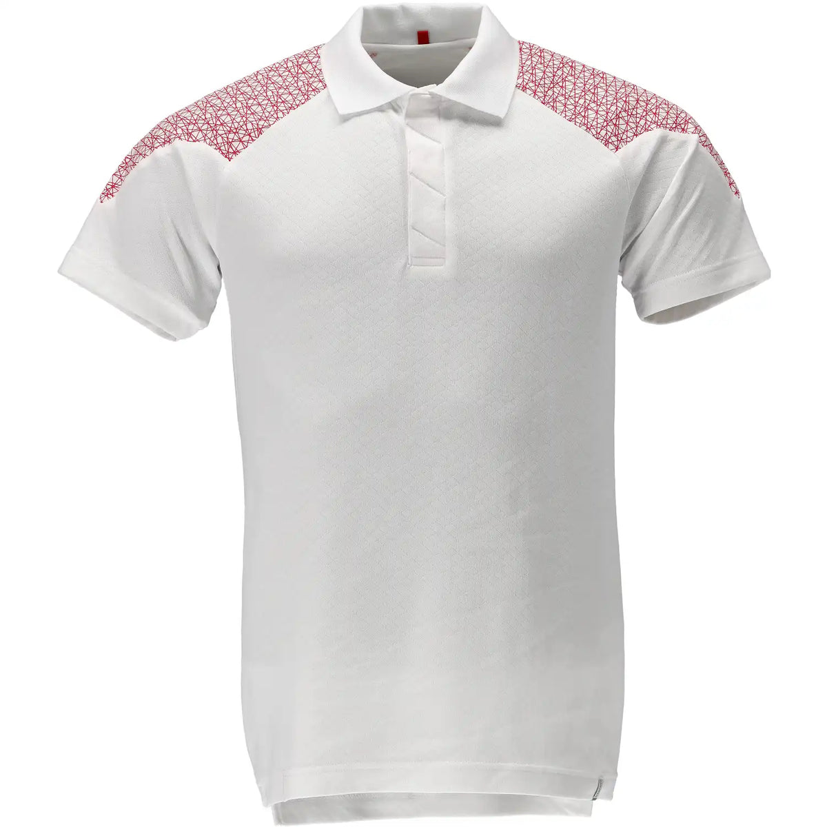 Mascot 20083-933 Food & Care Polo-Shirt – weiß/verkehrsrot