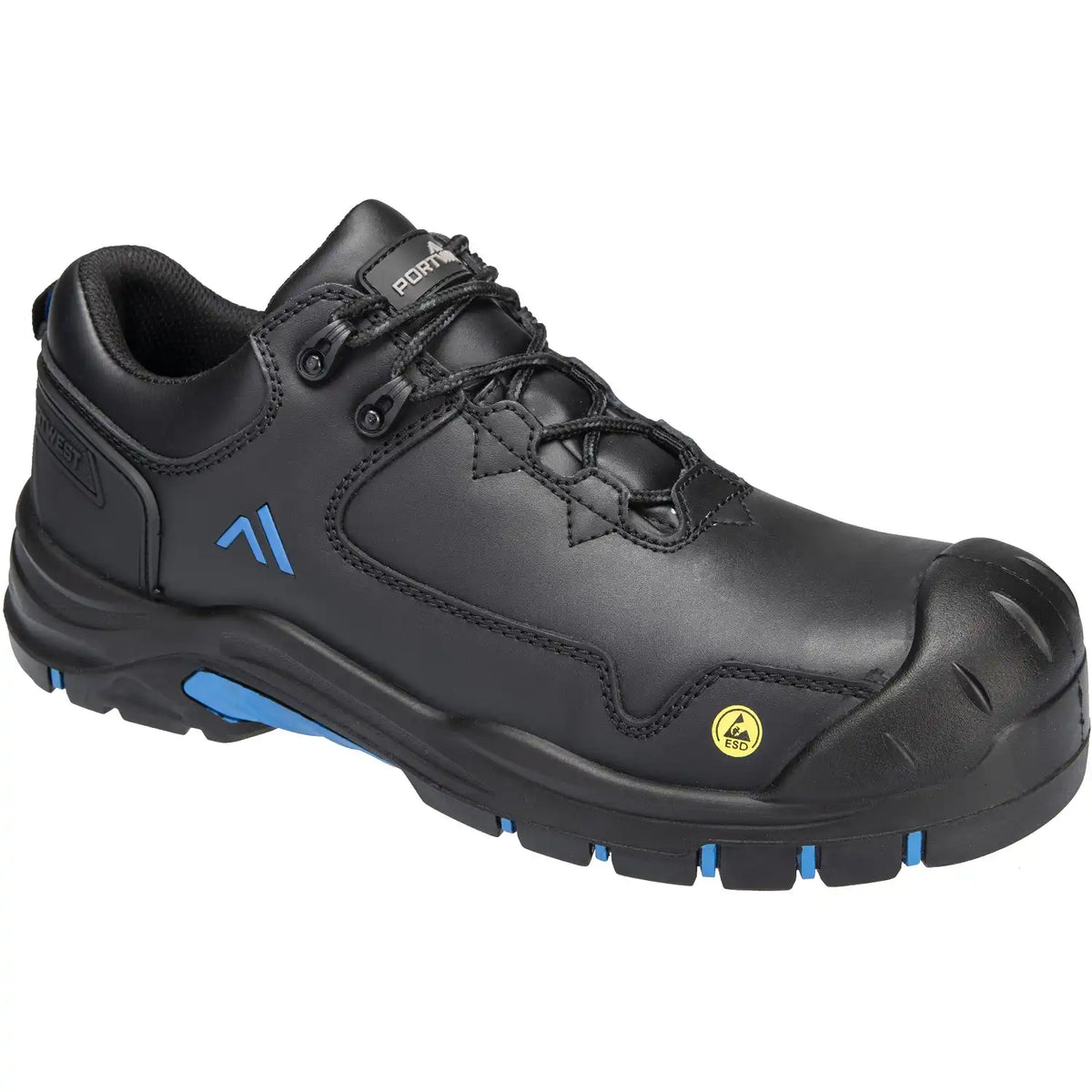 Portwest FC19 S3S Sicherheitshalbschuhe schwarz FC19BKB – schwarz