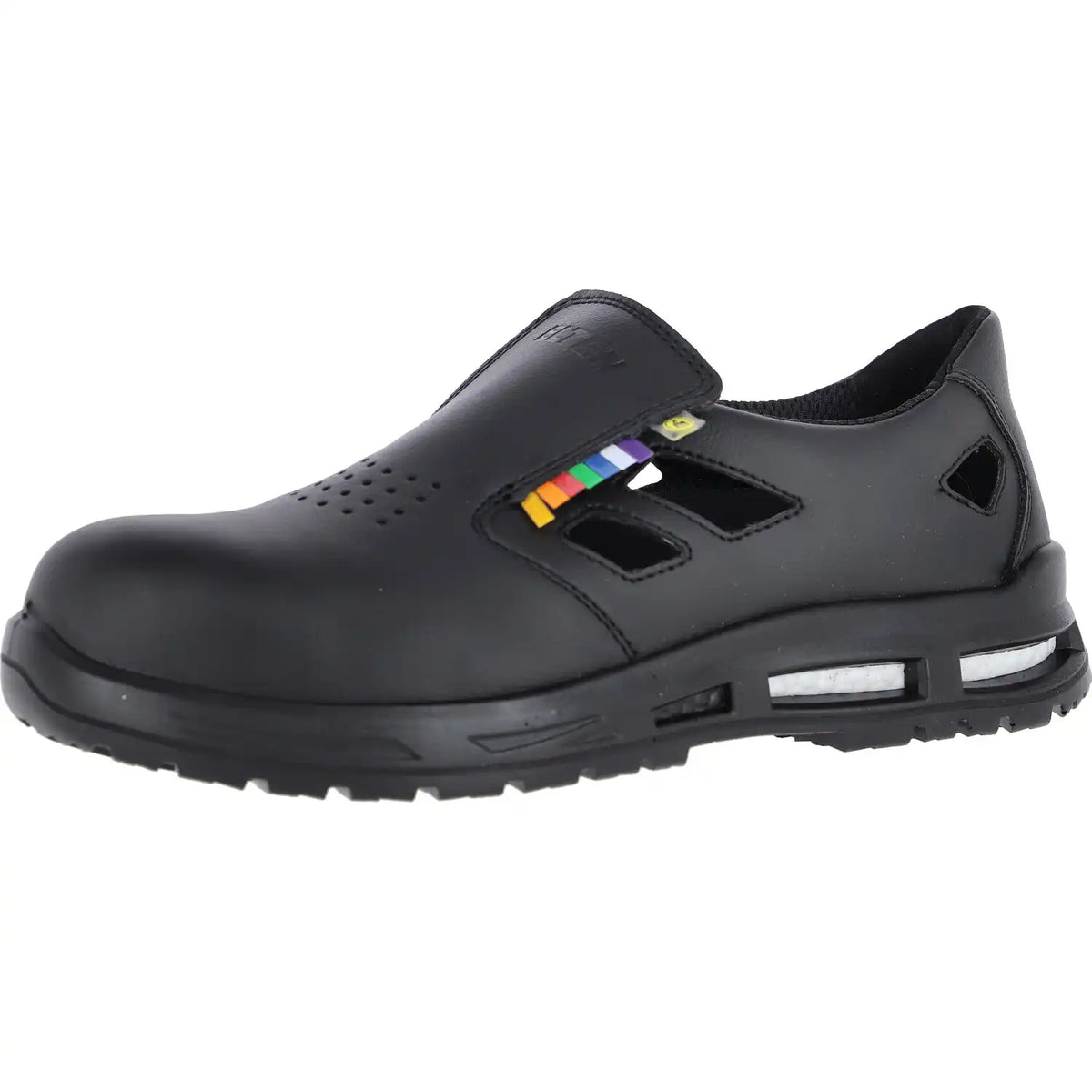 Elten Brice AIR LOW S1P Sicherheitshalbschuh schwarz – schwarz