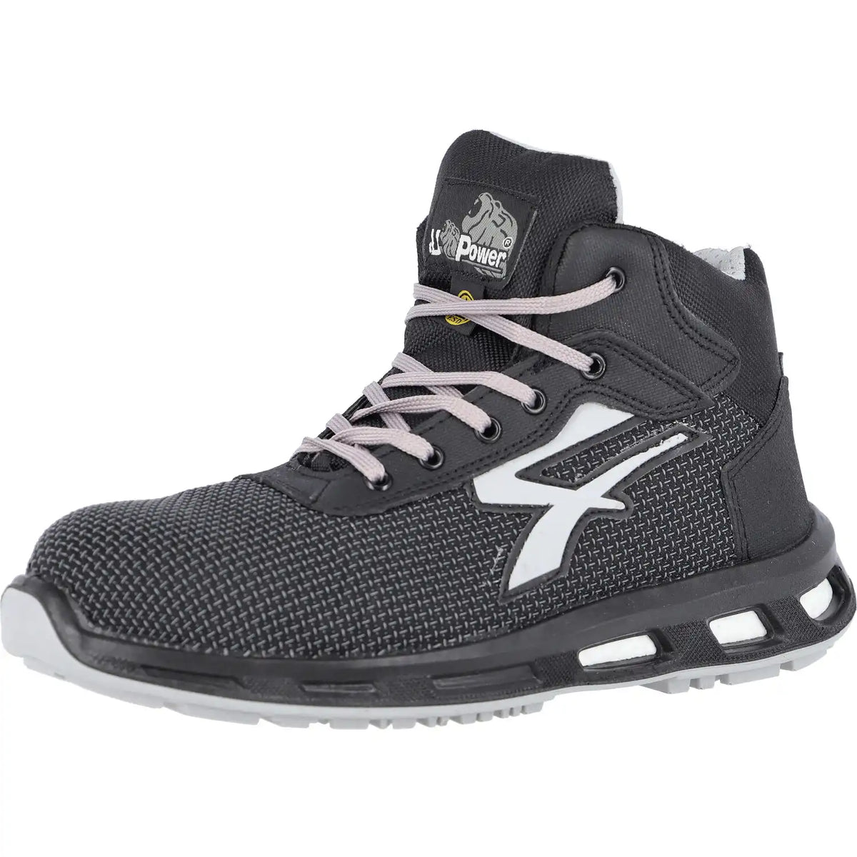 U-Power Stego S3 Sicherheitshochschuhe schwarz – schwarz