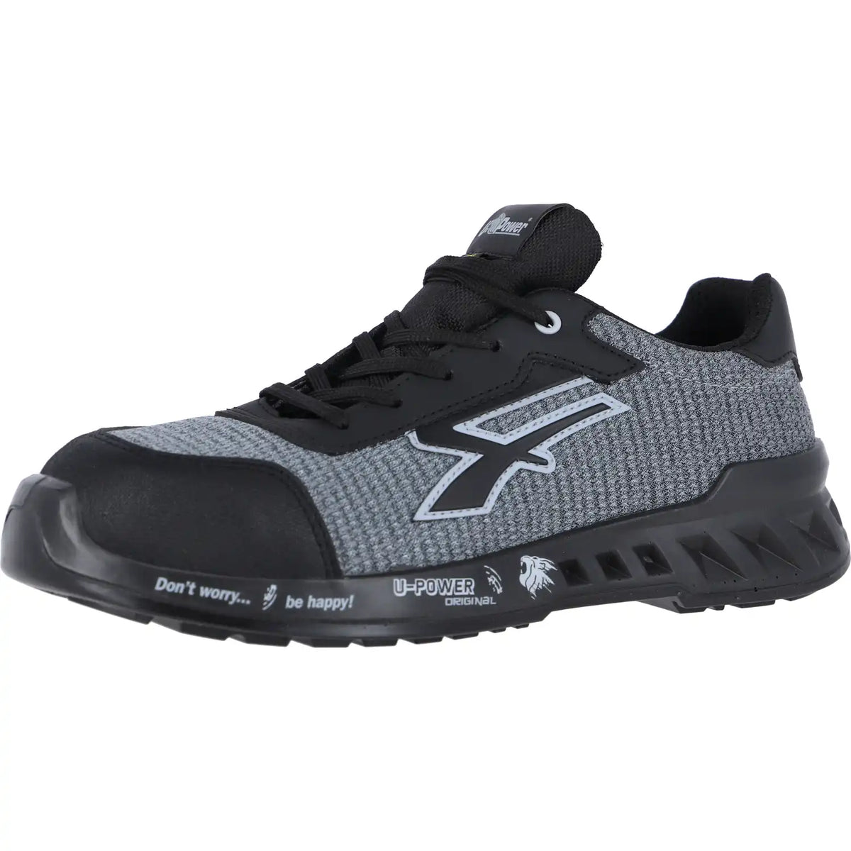 U-Power Adam Leve S1P Sicherheitshalbschuh rot – grau