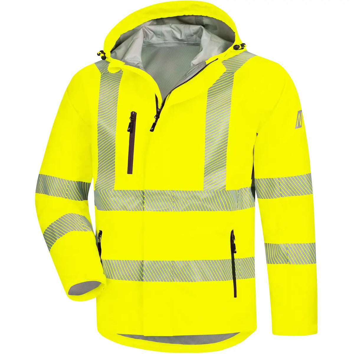 Nitras Motion TEX VIZ Plus Warnschutz Regenjacke – gelb