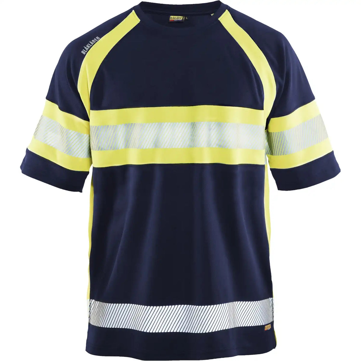Blåkläder 3337 Warnschutz T-Shirt – marine/gelb