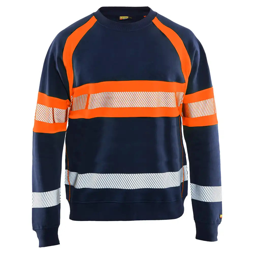 Blåkläder 3359 Warnschutz Pullover – marine/orange