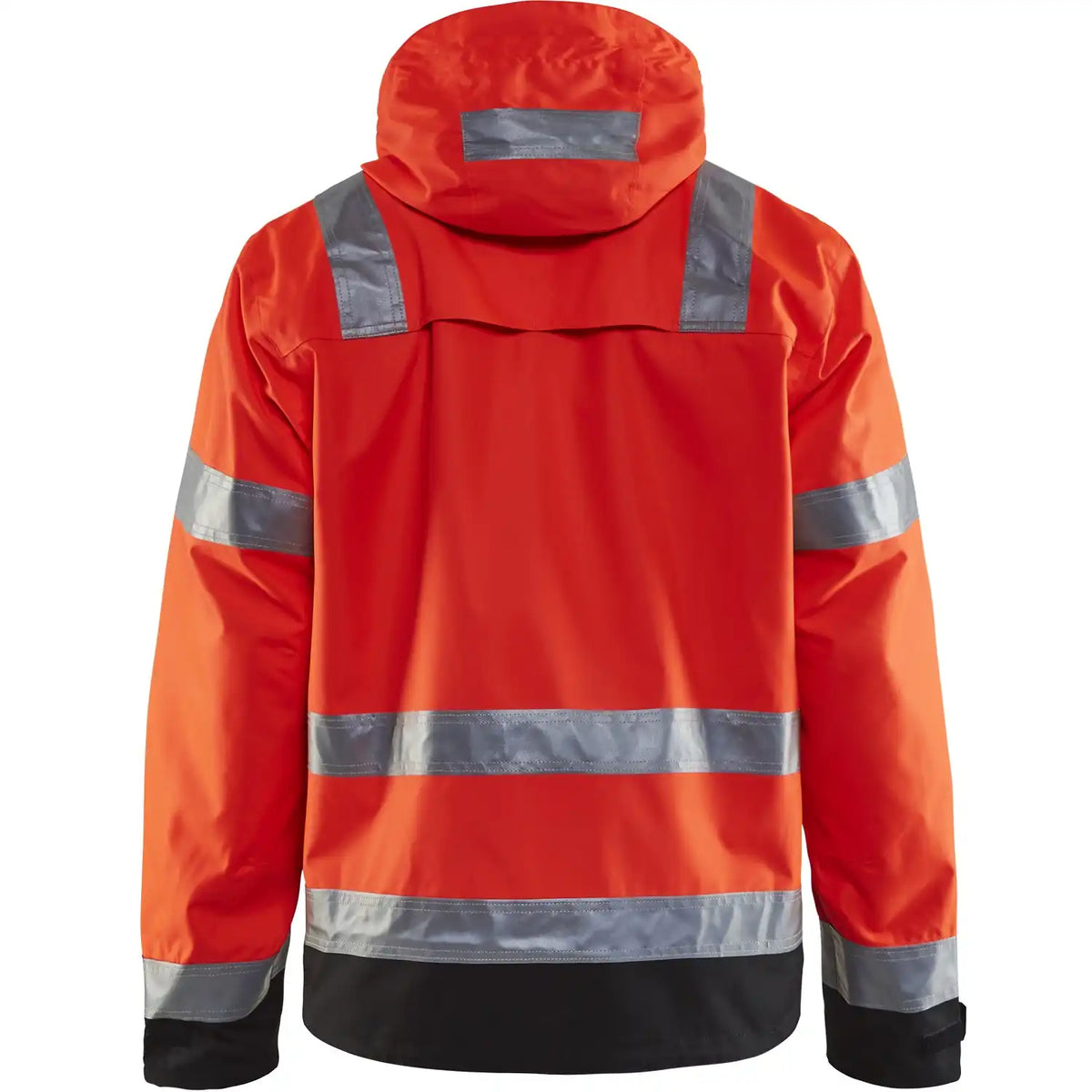 Blåkläder 4837 Warnschutz Regenjacke – rot/schwarz