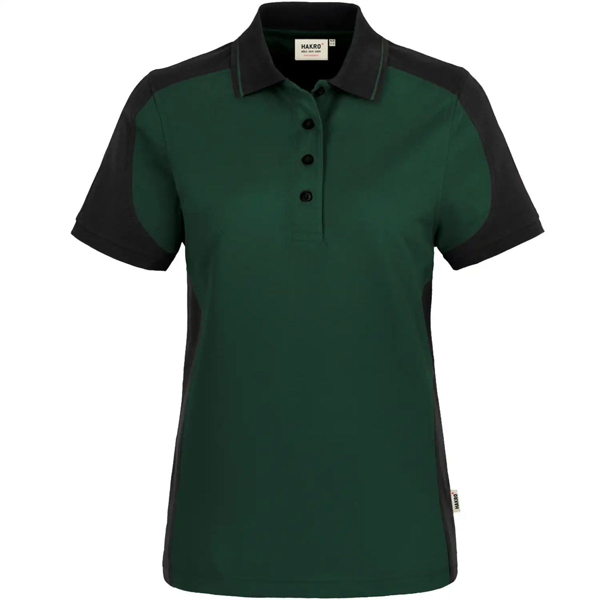 Hakro Damen Contrast Performance 239 Polo-Shirt – tanne