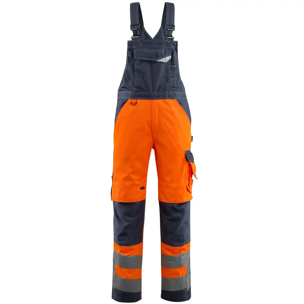 Mascot Newcastle Safe Supreme - Masot Warn-Latzhose – orange/schwarzblau