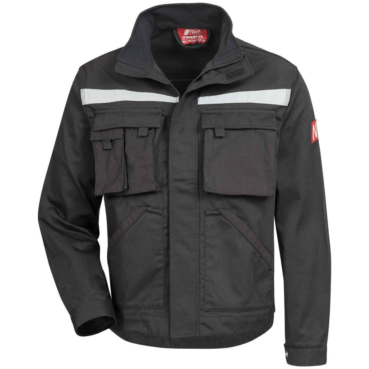 Nitras Motion TEX Plus Arbeitsjacke – schwarz