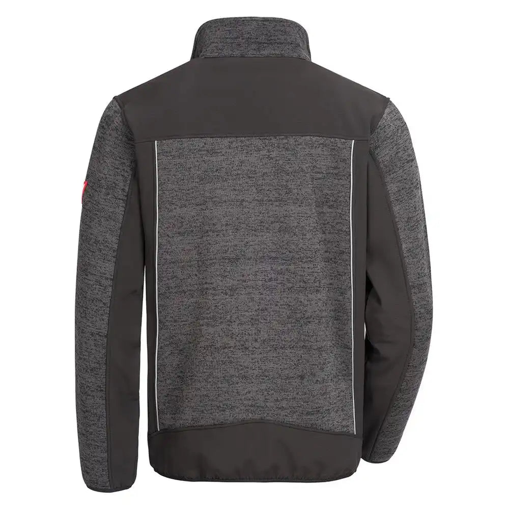 Nitras Motion TEX Plus Strick-Softshelljacke – schwarz