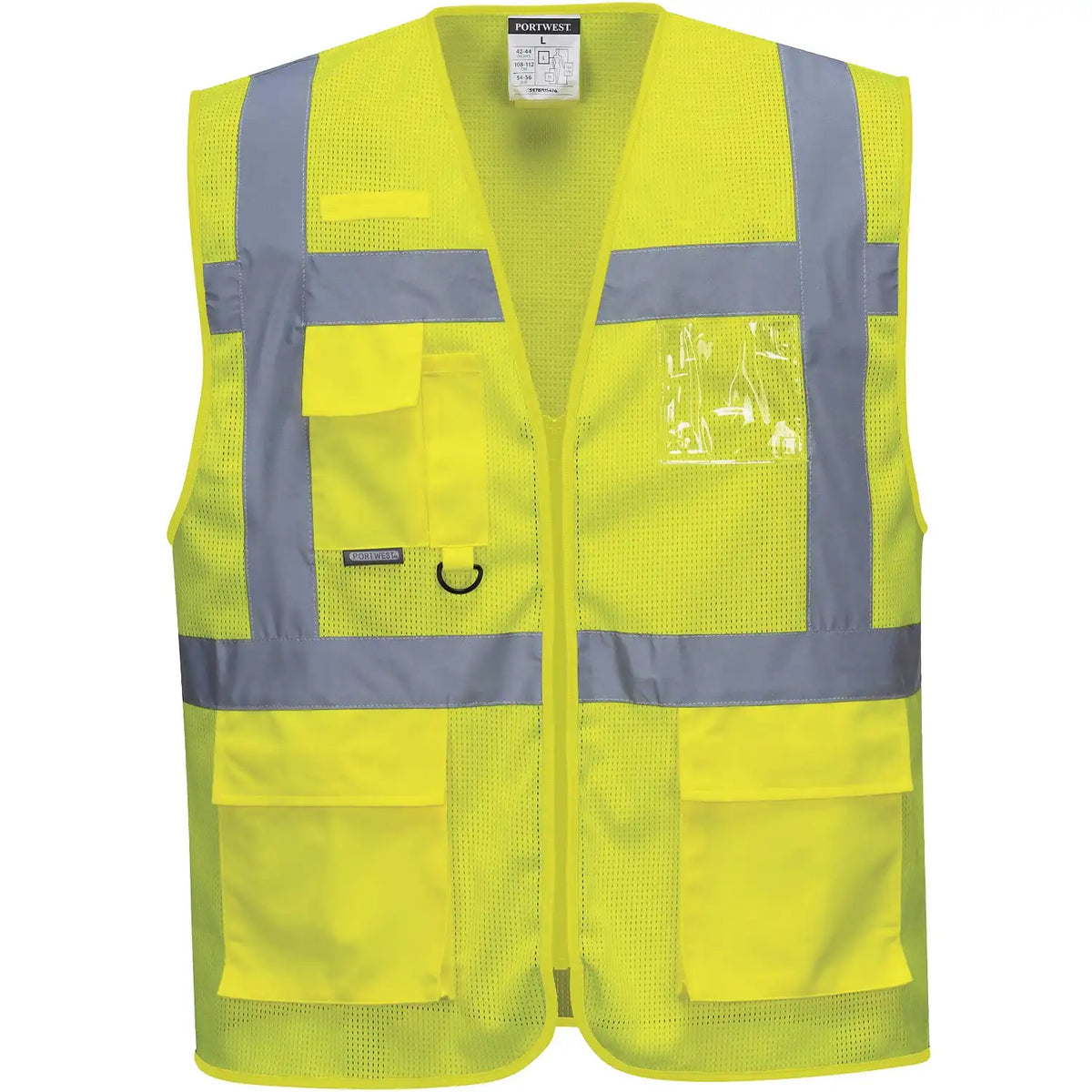 Portwest Kl.2 Athen Executive C376 Mesh-Warnweste – gelb