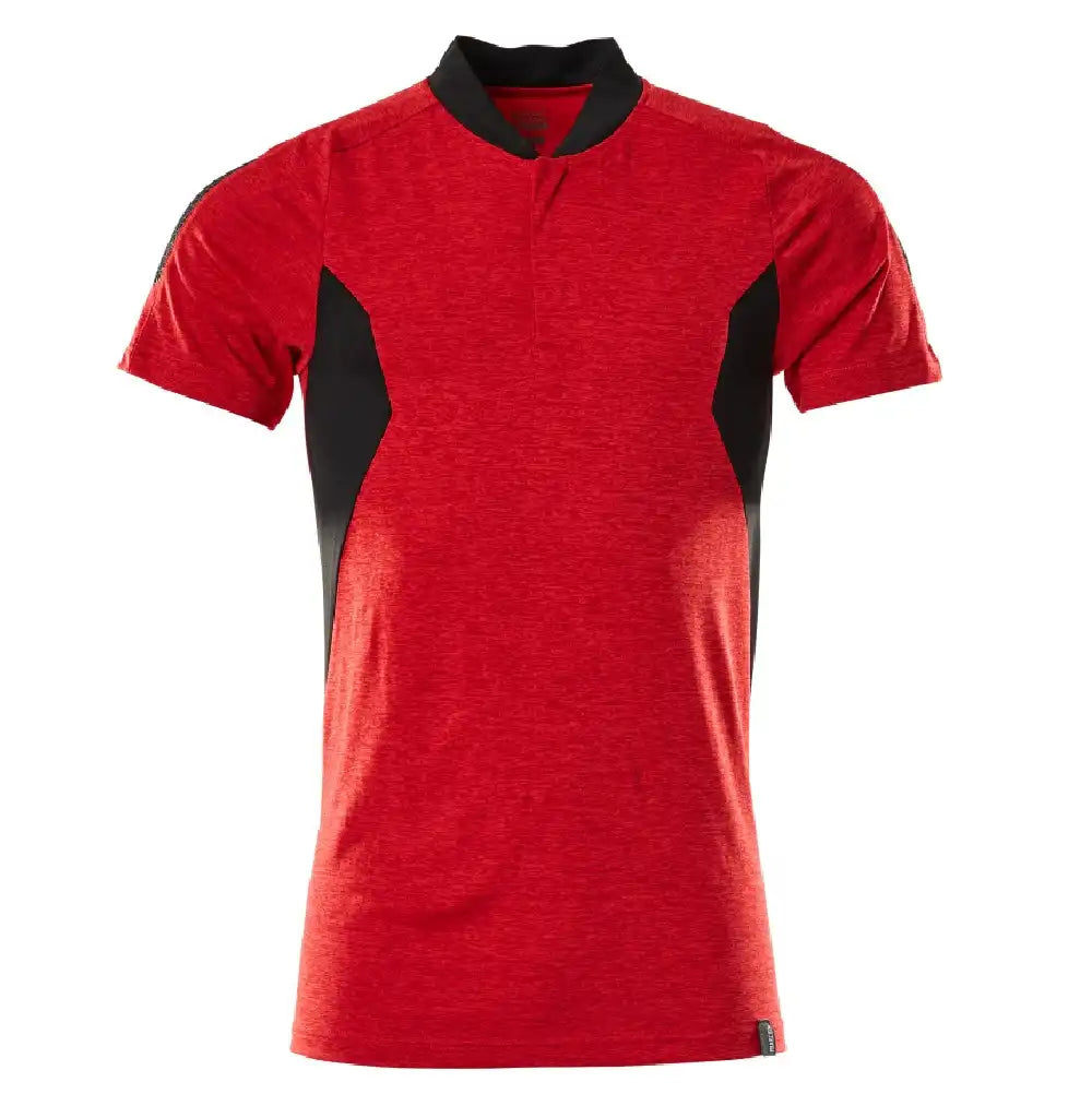 Mascot Accelerate Polo-Shirt mit Coolmax Pro – verkehrsrot/schwarz