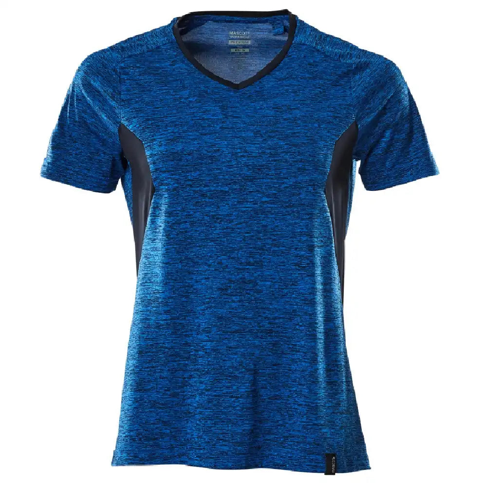 Mascot Damen mit Coolmax Pro Accelerate T-Shirt – azurblau/schwarzblau