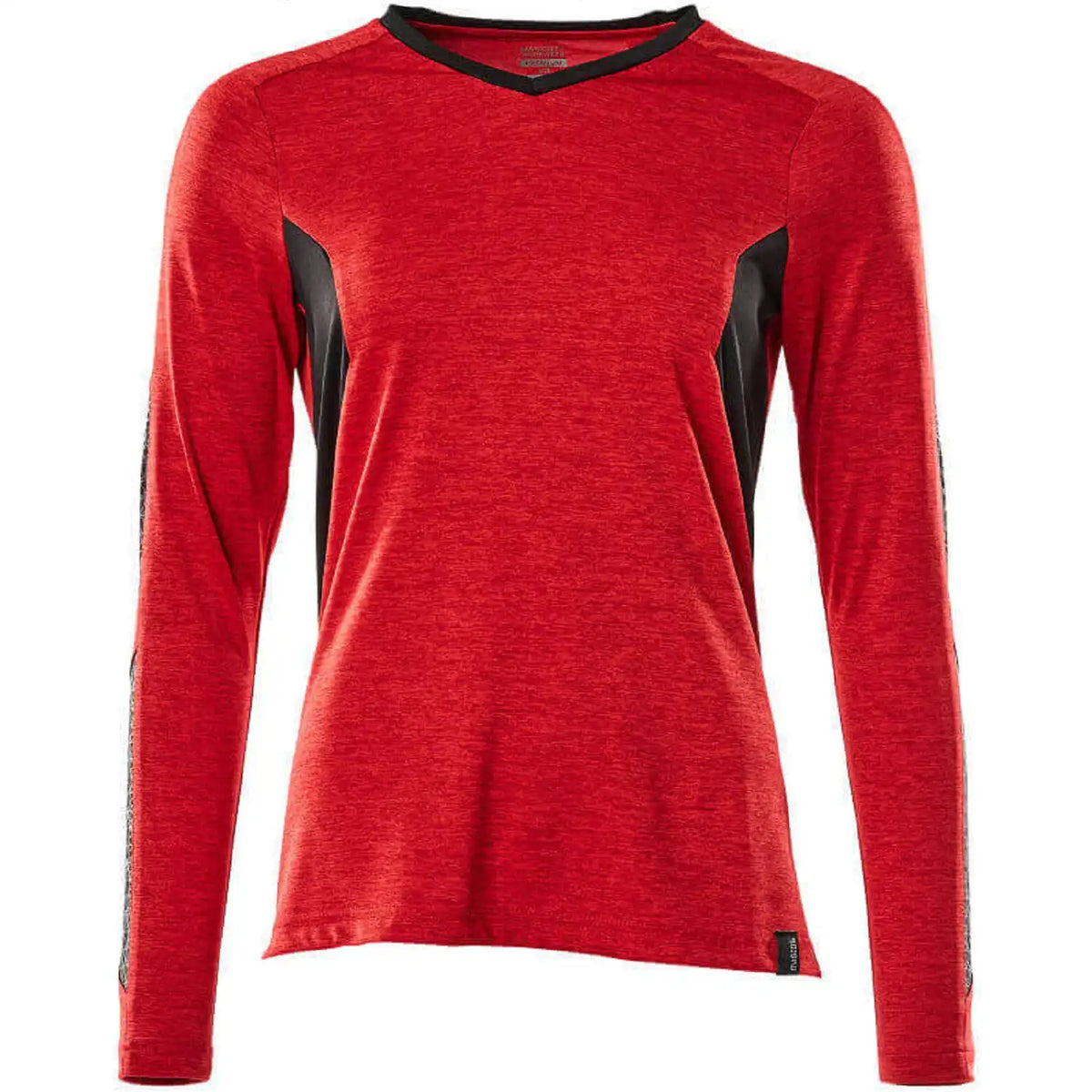 Mascot Damen Coolmax Pro Accelerate Langarmshirt – verkehrsrot/schwarz