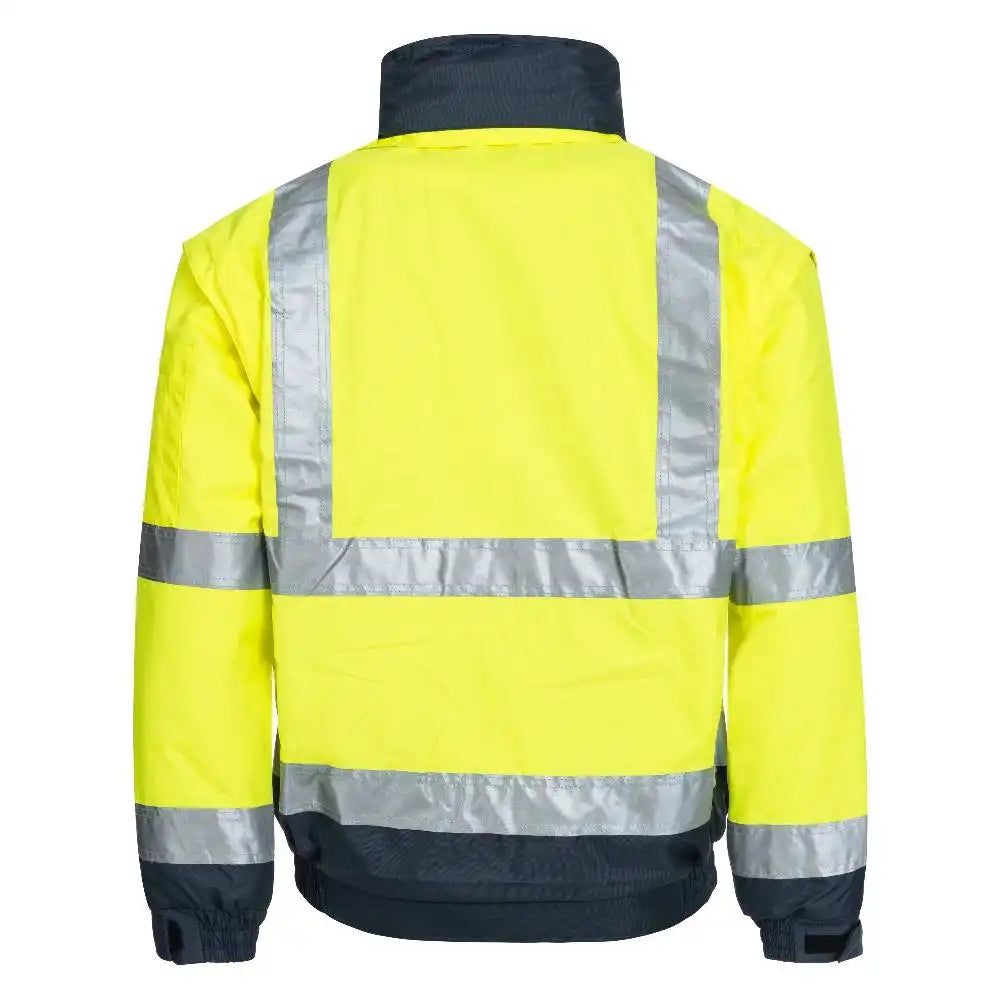 Nitras Motion TEX VIZ Plus Warnschutz Pilotenjacke – gelb/blau
