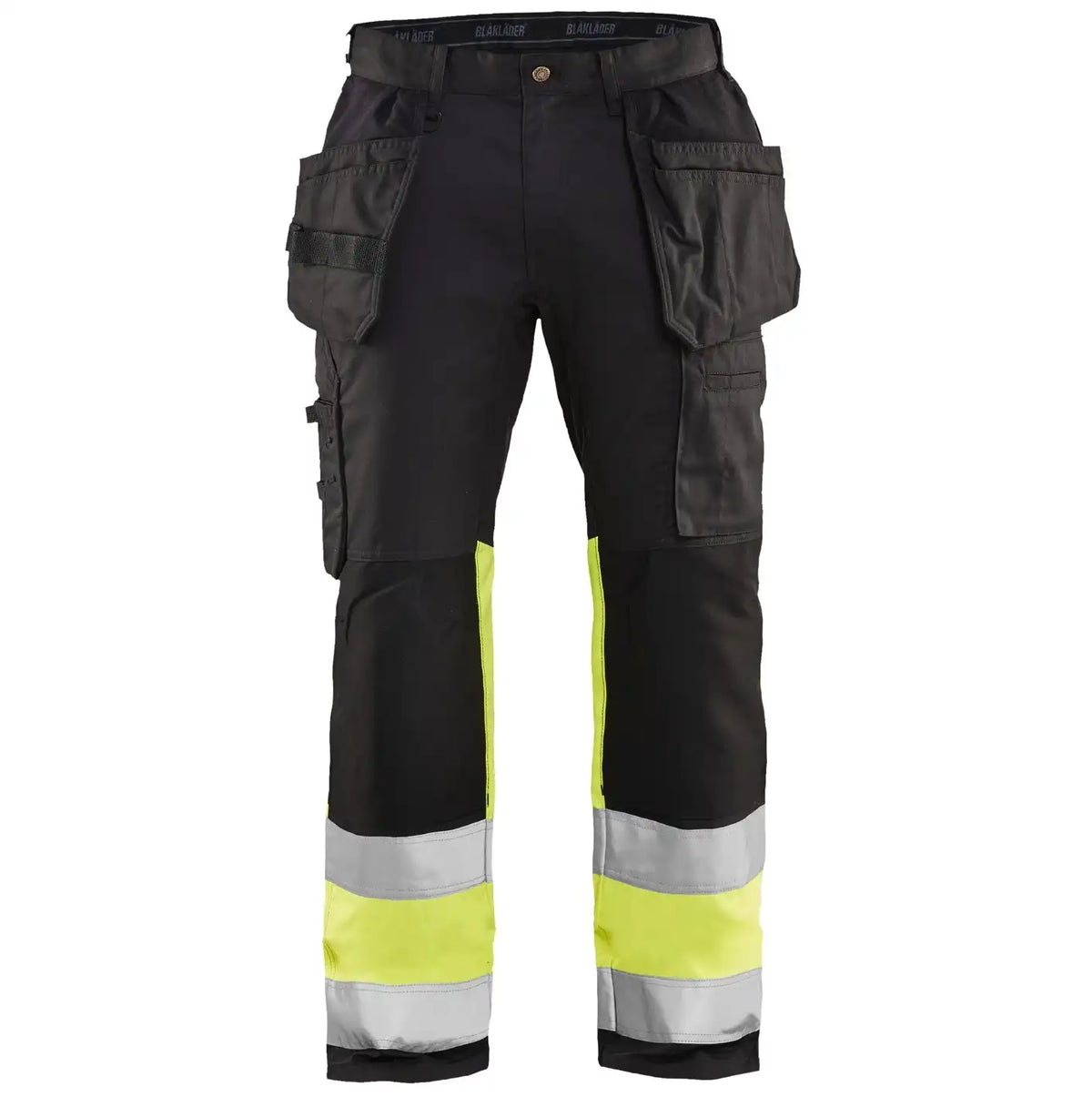 Blåkläder 1558 Warnschutz Stretch Handwerkerhose – schwarz/gelb