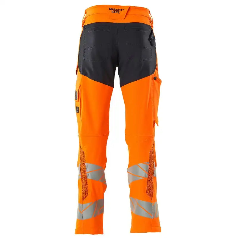 Mascot Accelerate Safe Masco Warnschutz Bundhose Stretch – orange/schwarzblau