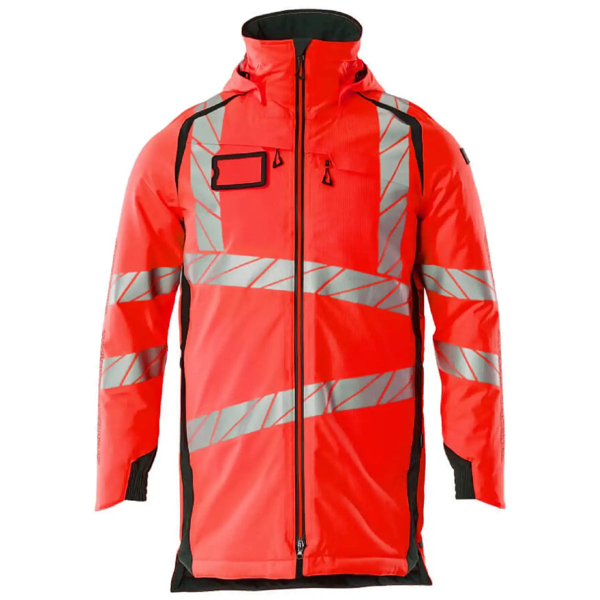 Mascot Accelerate Safe Warnschutz Winter-Parka – rot/schwarzblau
