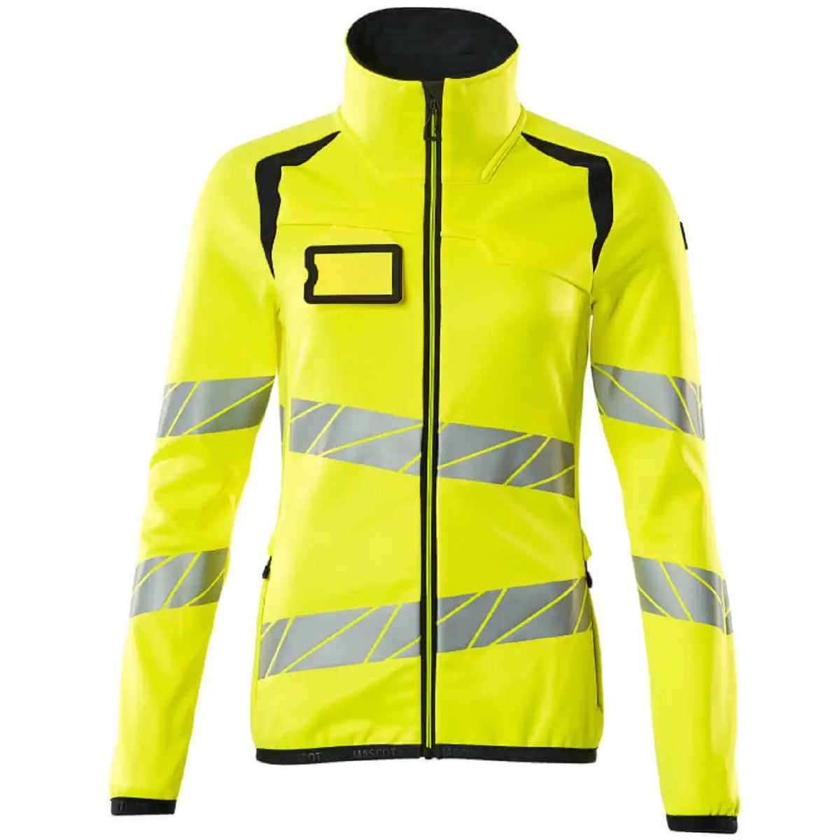 Mascot Damen Accelerate Safe Warn-Fleecejacke – gelb/schwarzblau