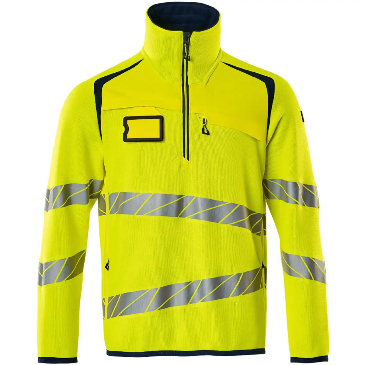 Mascot Accelerate Safe Warnschutz Strickpullover – gelb/schwarzblau