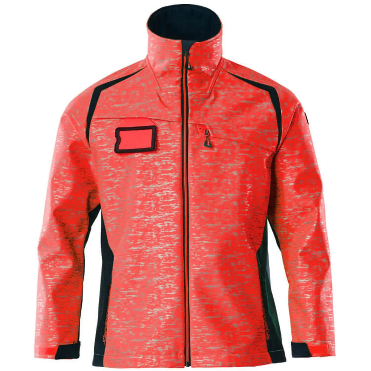 Mascot Accelerate Safe Softshelljacke – rot/schwarzblau