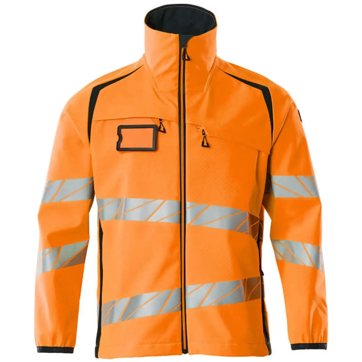 Mascot Accelerate Safe Warn-Softshelljacke – orange/schwarzblau