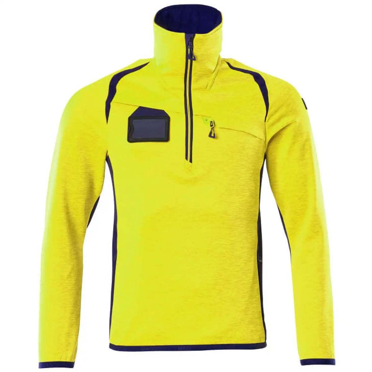 Mascot Accelerate Safe Fleecepullover – gelb/dunkelpetroleum