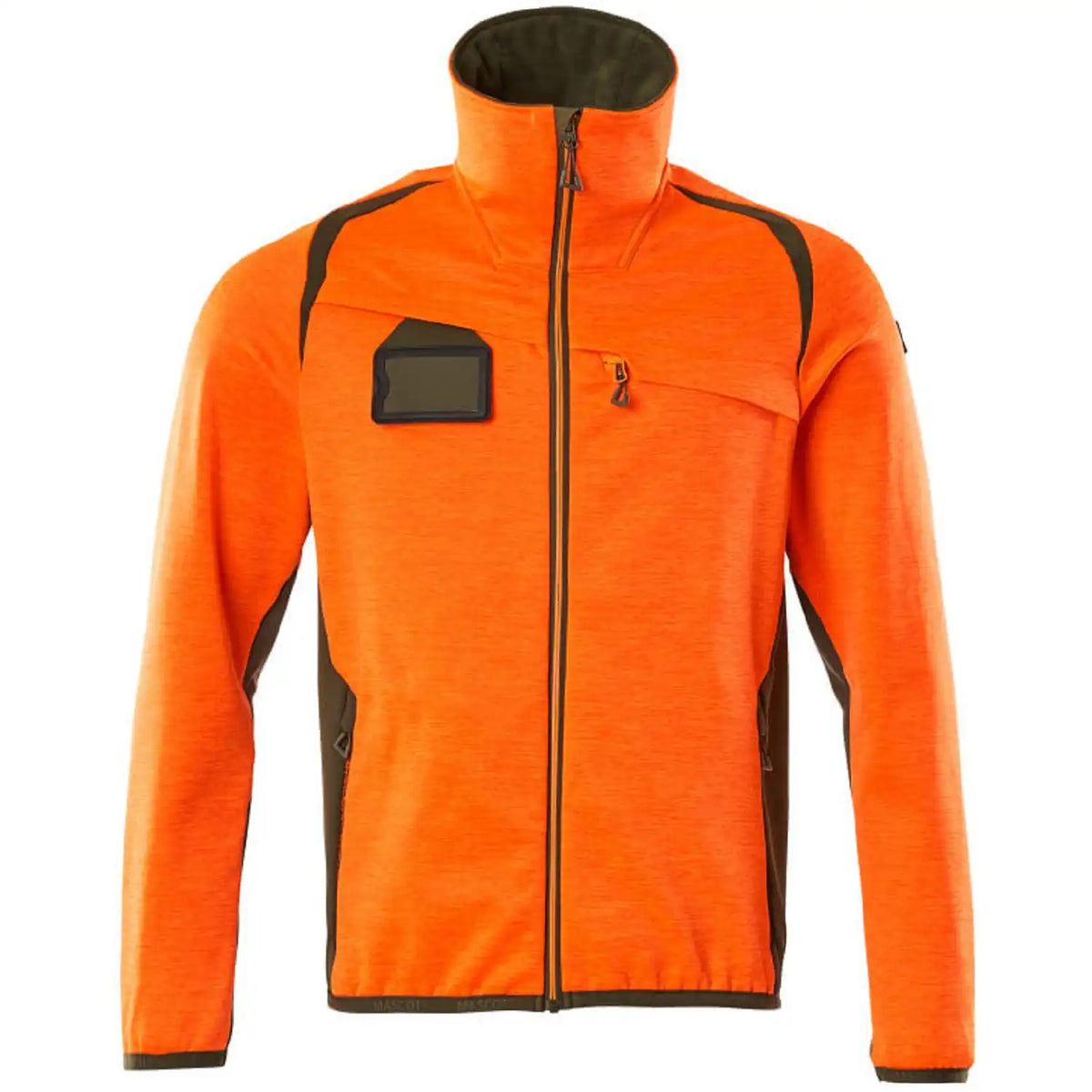 Mascot Accelerate Safe Fleecejacke – orange/moosgrün