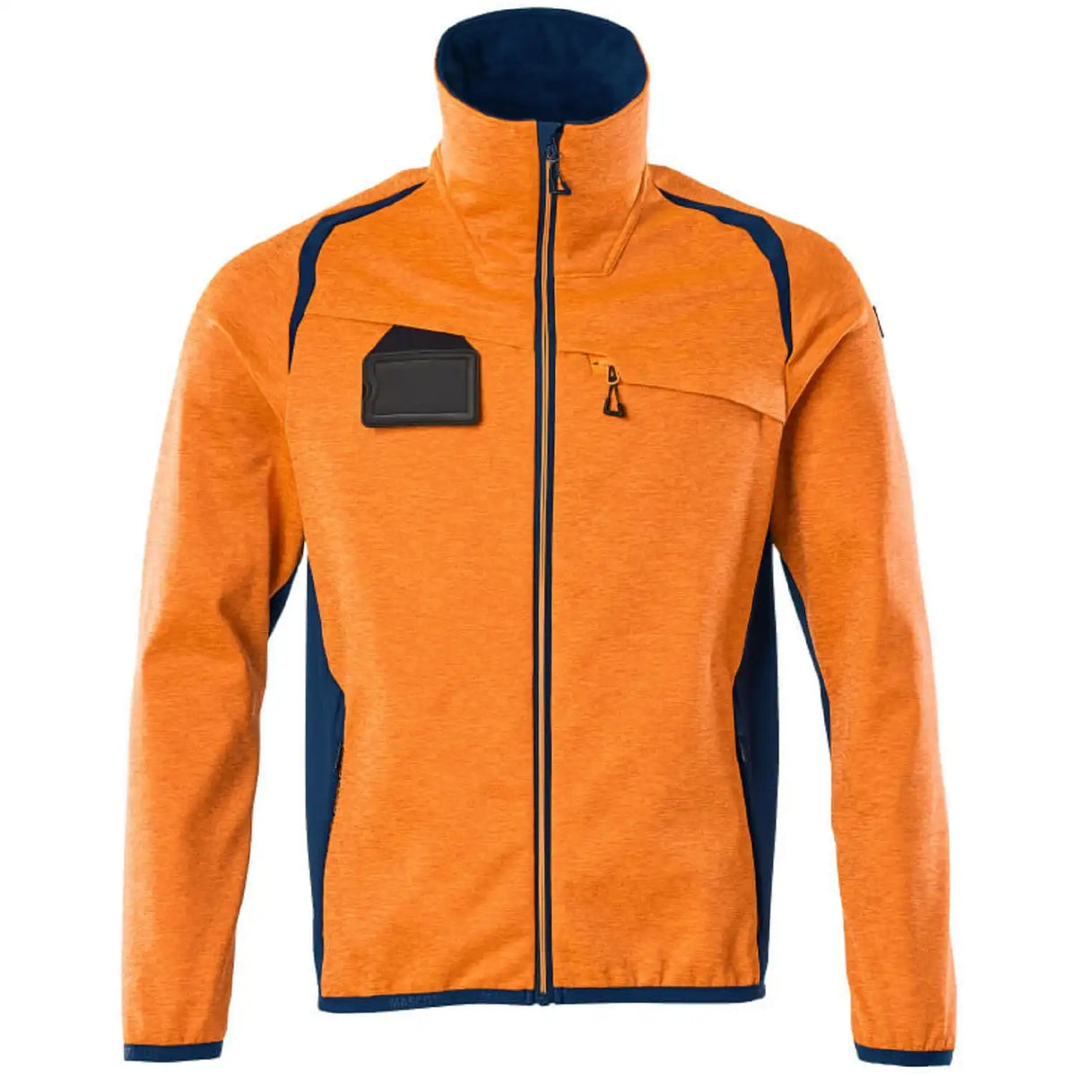 Mascot Accelerate Safe Fleecejacke – orange/dunkelpetroleum