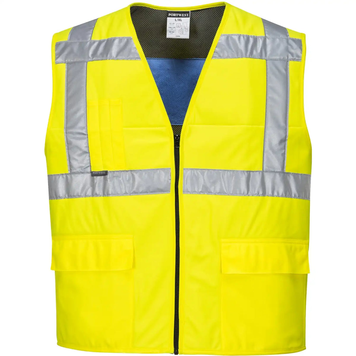 Portwest CV02 Kl. 2 Warnschutz Kühlweste – gelb