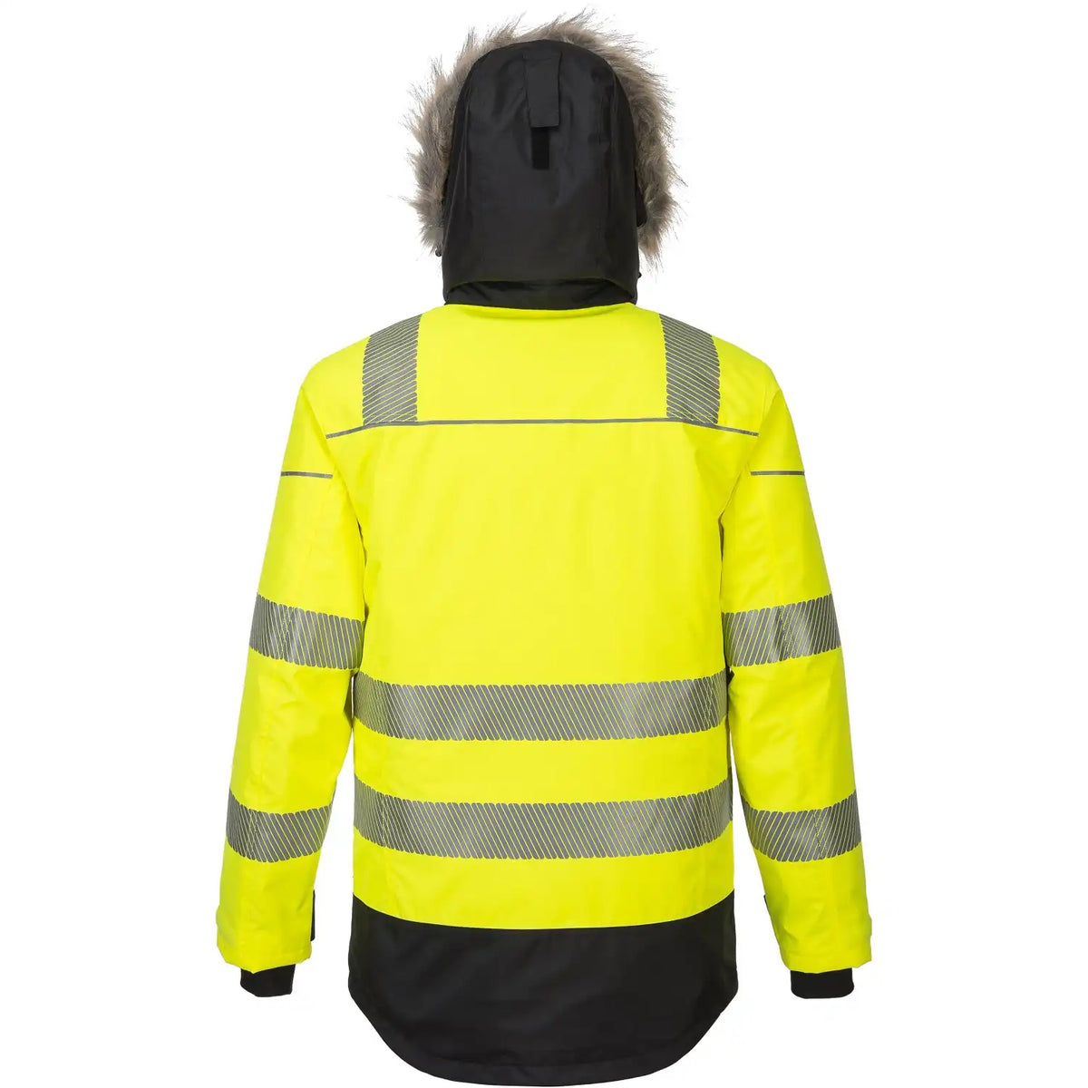 Portwest PW369 PW3 Warnschutz Winterparka – gelb/schwarz