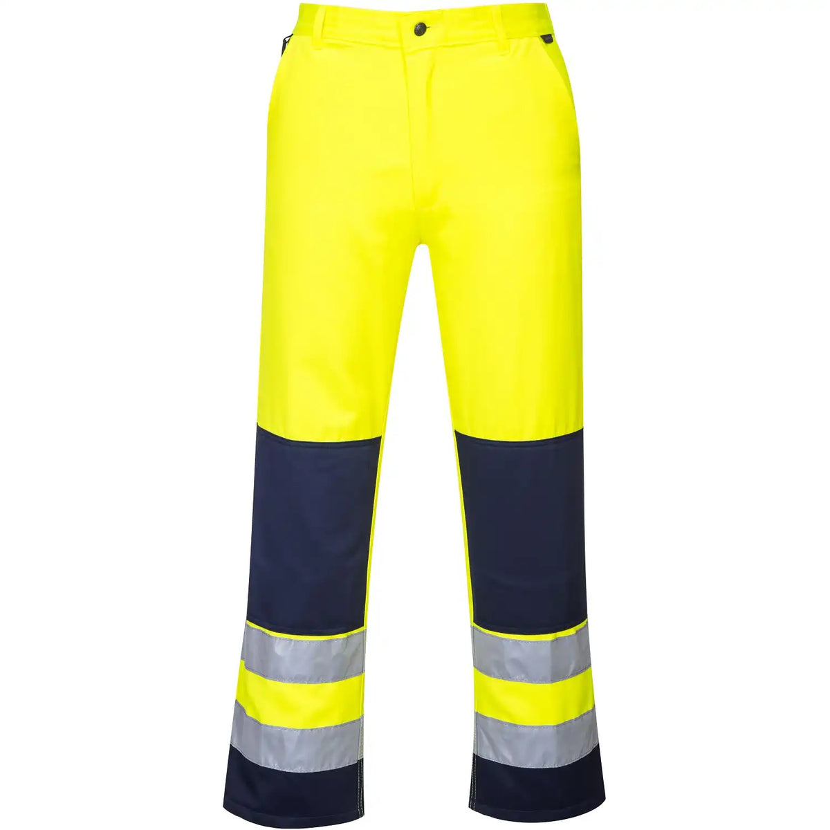 Portwest Sevilla Warnschutz Bundhose – gelb/marine