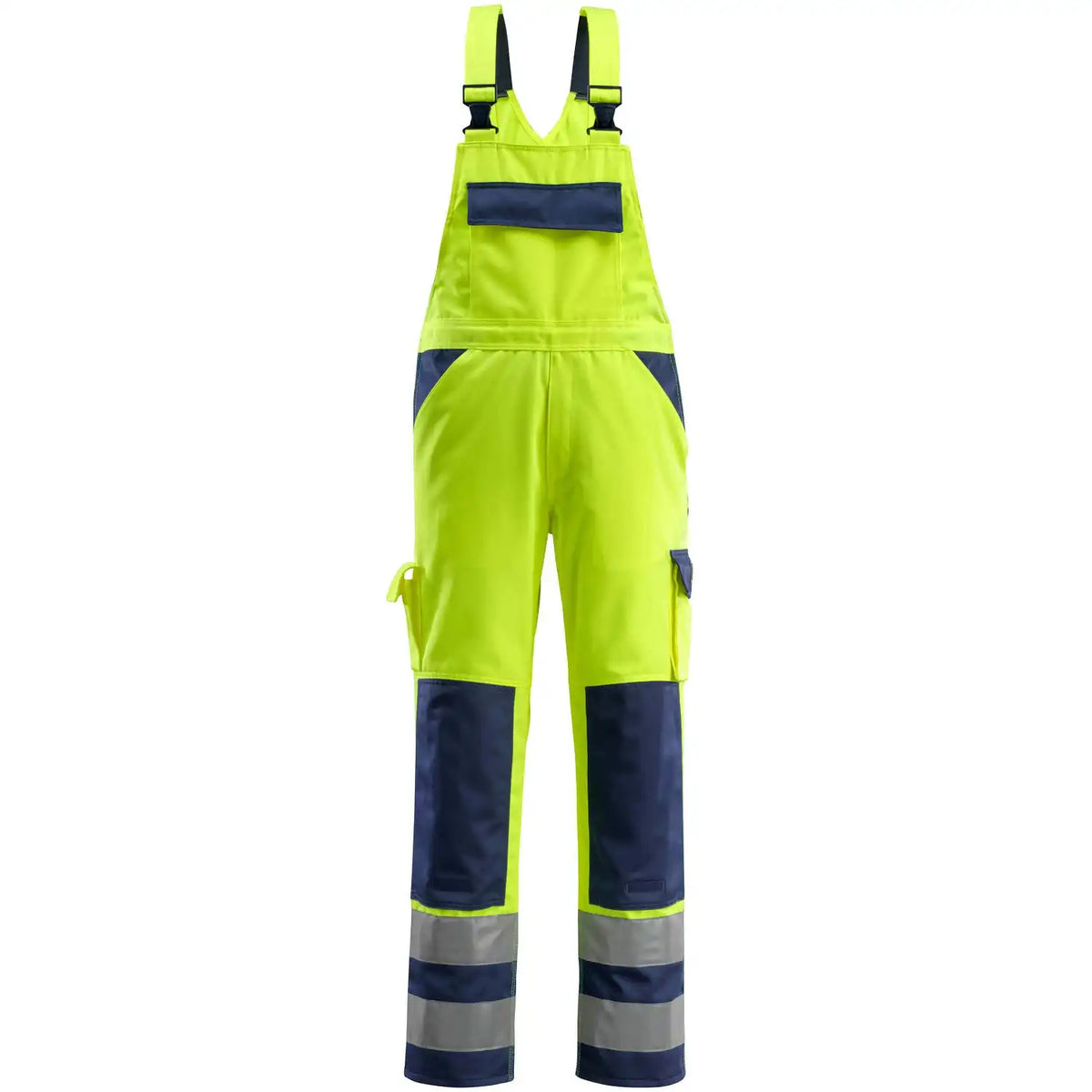 Mascot Barras Safe Compete Warnschutz Latzhose – gelb/marine