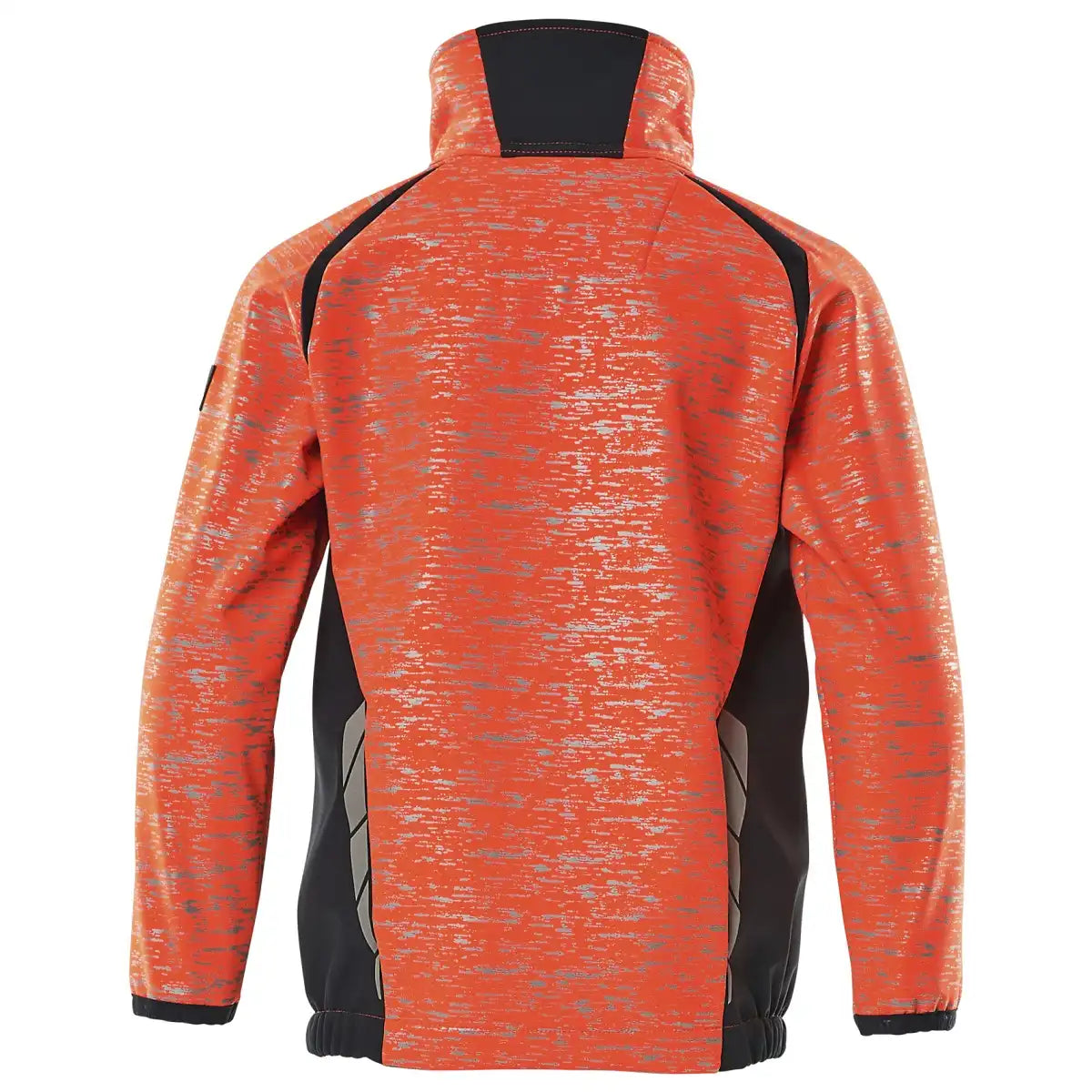 Mascot Accelerate Safe Kinder HiVis Softshelljacke – rot/schwarzblau