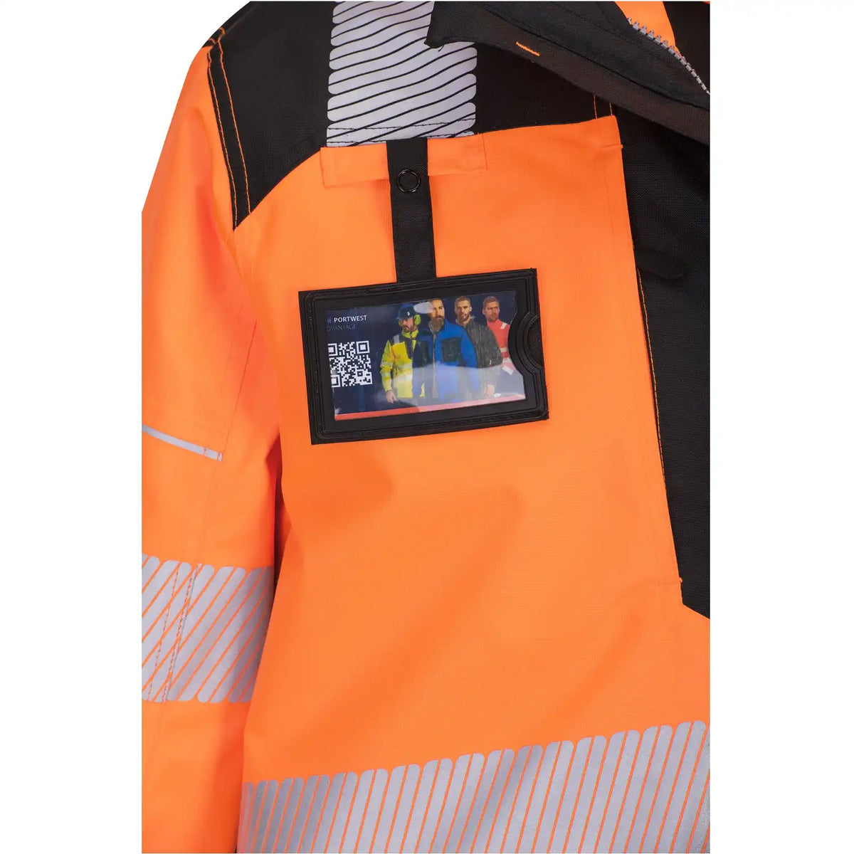 Portwest PW367 PW3 Warnschutz Winterjacke 5in1 – orange/schwarz