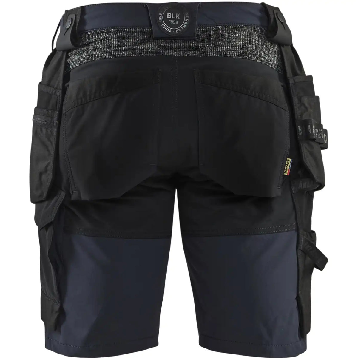 Blåkläder 1520 Stretch Handwerker-Shorts – marine/schwarz